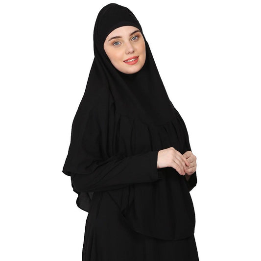 Black Instant Ready-to-wear Hijab