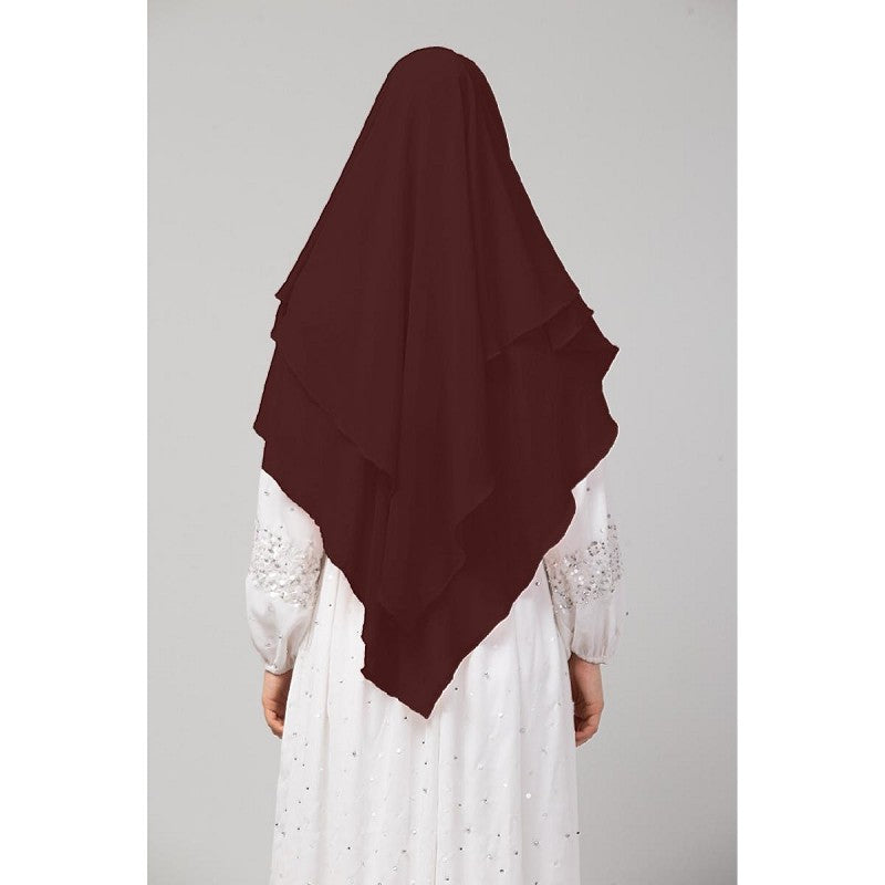 Instant Ready-to-wear Hijab- Brown