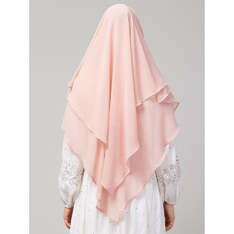 Instant Ready-to-wear Hijab- Pink