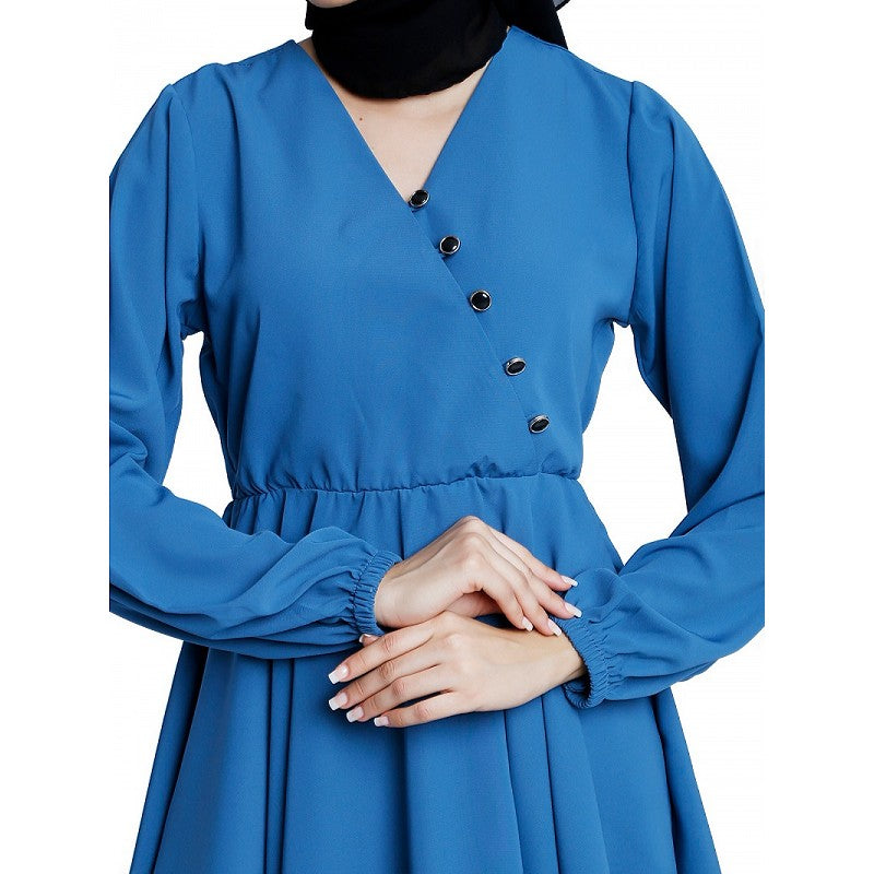 Modest designer tunic- French Blue