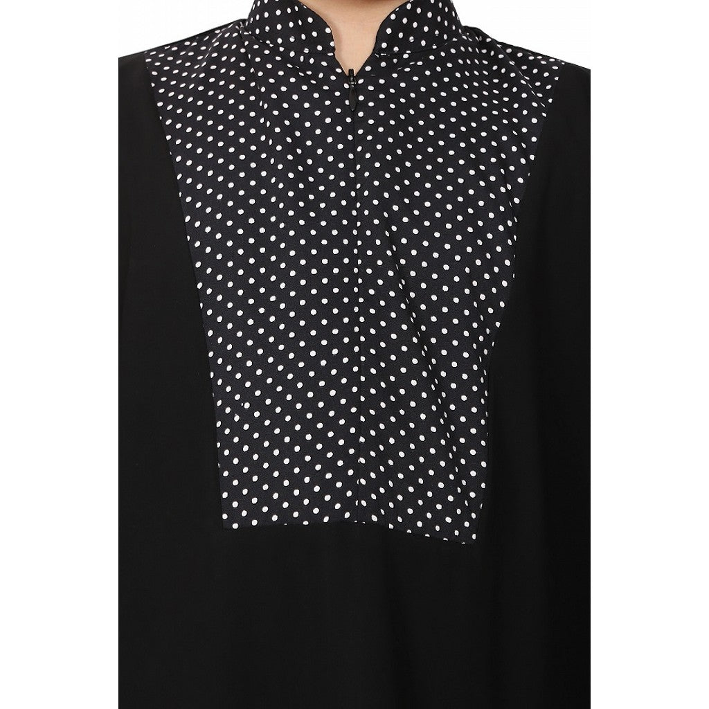 Indo Classic kaftan for kids- Black