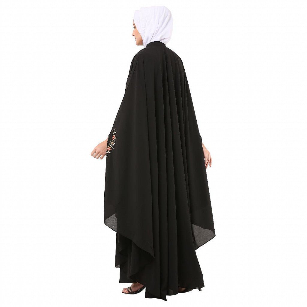 Irani Kaftan with embroidery work- Black