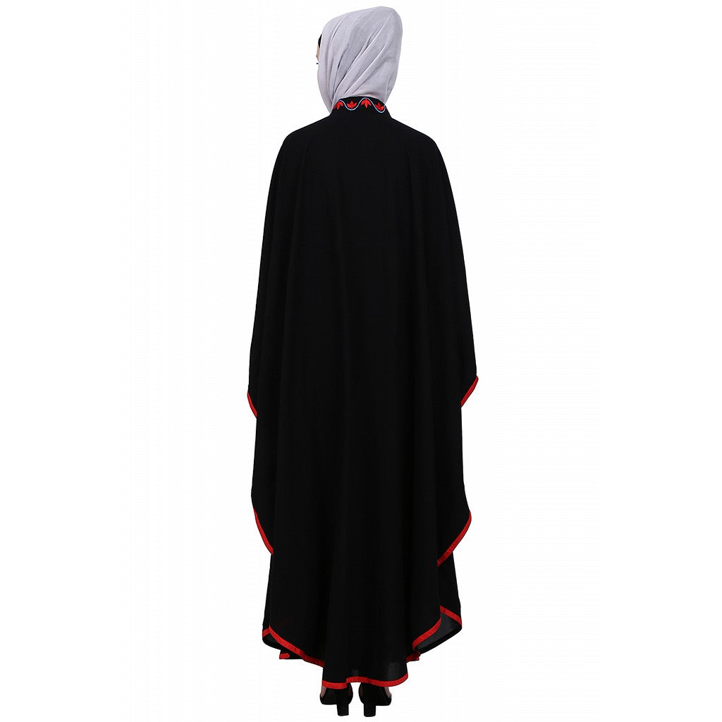 Classic Kaftan with embroidery work- Black