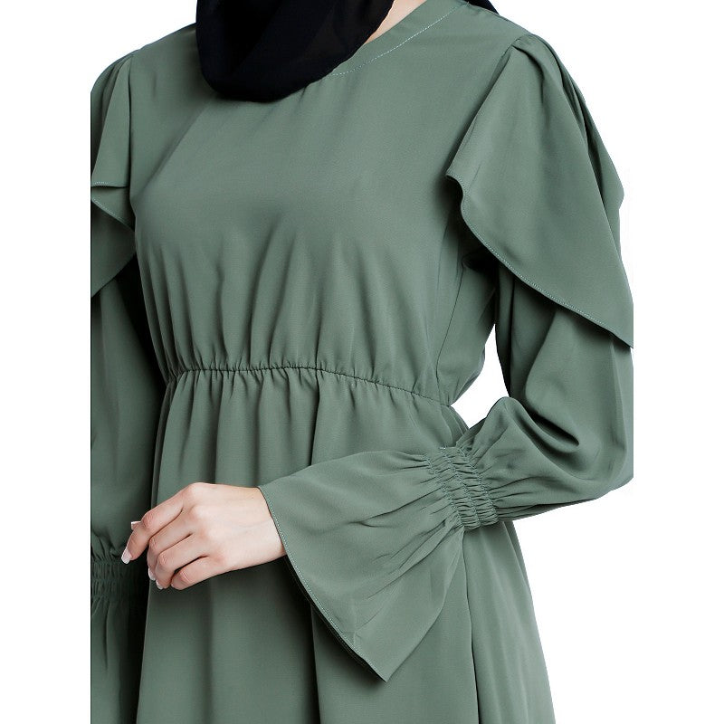Designer modest tunic- Jade Green