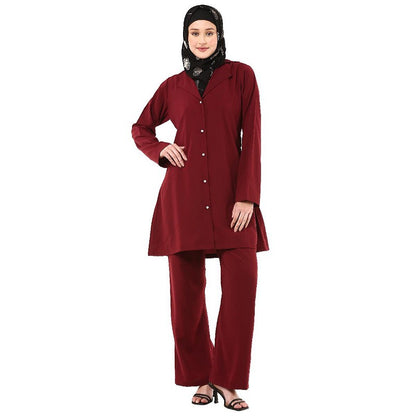 Matching Tunic set- Maroon Color