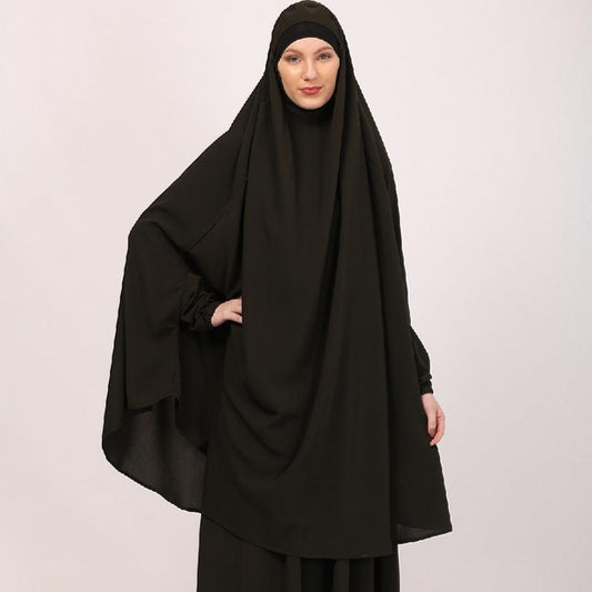 Premium Prayer Hijab -Olive