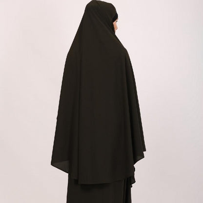 Premium Prayer Hijab -Olive