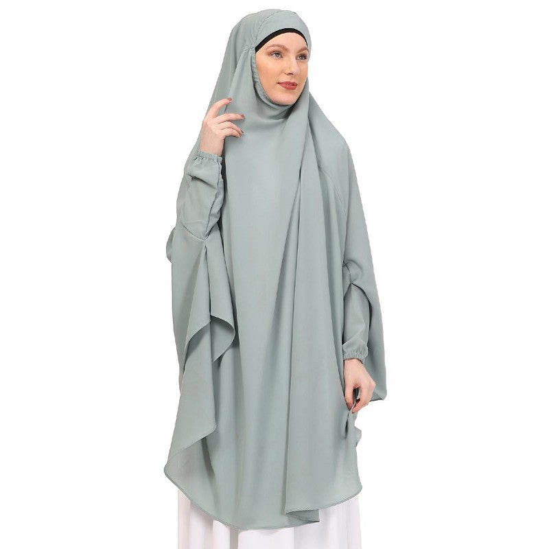 Premium Prayer Hijab -Sky Blue