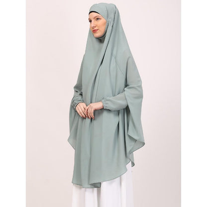 Premium Prayer Hijab -Sky Blue