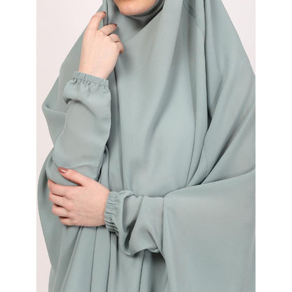 Premium Prayer Hijab -Sky Blue