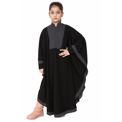 Indo Classic kaftan for kids- Black