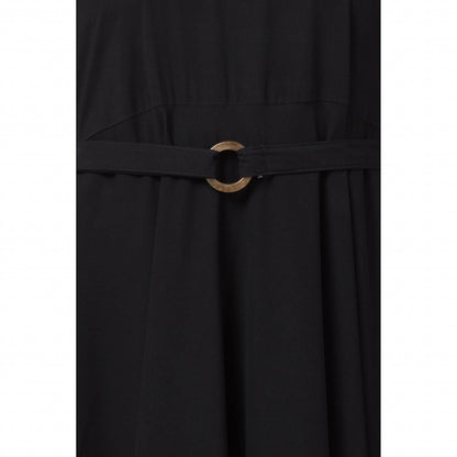 Umbrella abaya with bell sleeves- Black