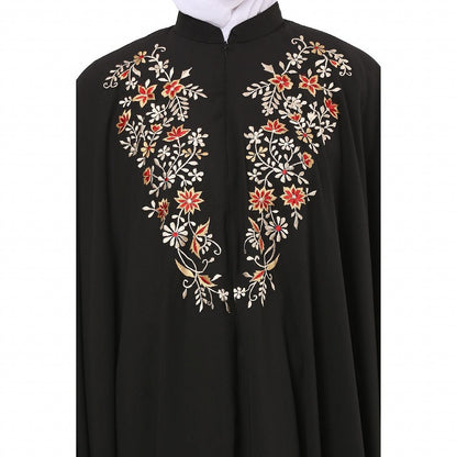 Irani Kaftan with embroidery work- Black