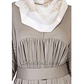 Abaya- Bright Gray Colored Abaya- Bright Gray Colored