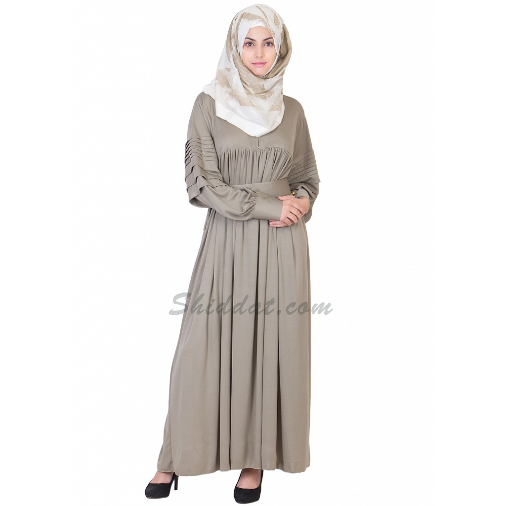 Abaya- Exclusive Bright Gray Colored Abaya online in United States