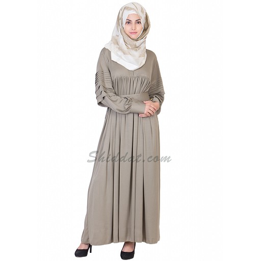 Abaya- Bright Gray Colored