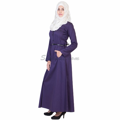 Abaya- Purple colored