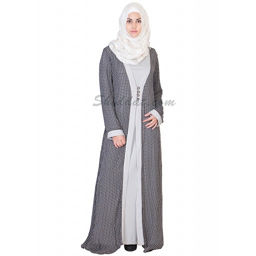 Classic Kimono Abaya - Double Layer