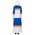 Blue Kimono Abaya - Double Layered Blue Kimono Abaya - Double Layered
