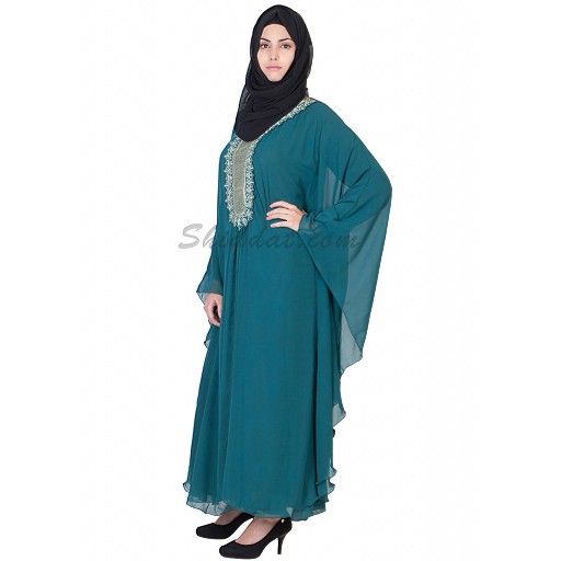 Kaftan- exclusive classic green colored