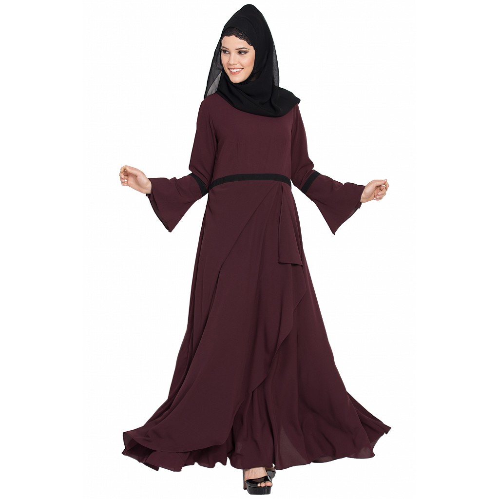 umbrella cut long gown