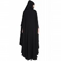 Embroidered designer kaftan abaya- Black Embroidered designer kaftan abaya- Black