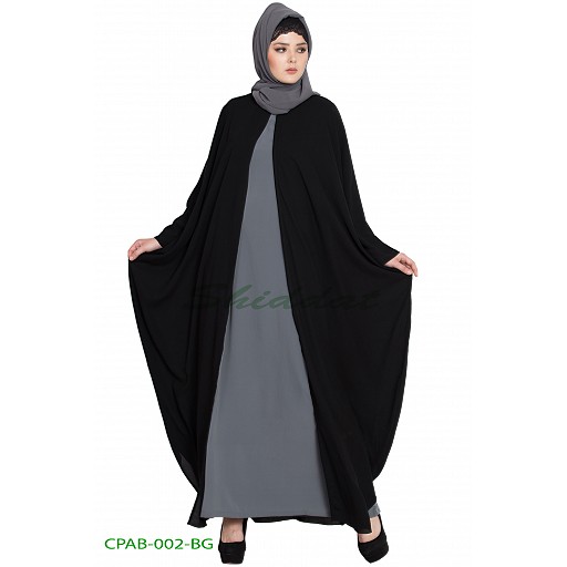 Kaftan style free size Cape with inner abaya