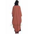 Kaftan style free size Cape with inner abaya