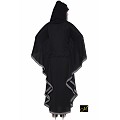 Kaftan Abaya- Black-Grey Kaftan Abaya- Black-Grey
