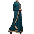 Royal Nida Kaftan Dress- Green Royal Nida Kaftan Dress- Green
