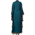 Royal Nida Kaftan Dress- Green Royal Nida Kaftan Dress- Green