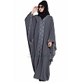 Dubai style designer Kaftan abaya- Grey Dubai style designer Kaftan abaya- Grey