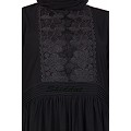 Frock Style Abaya with embroidery - Black Frock Style Abaya with embroidery - Black