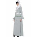 Islamic maxi dress - Abaya in Sea green color