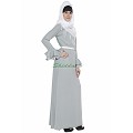 Islamic maxi dress - Abaya in Sea green color