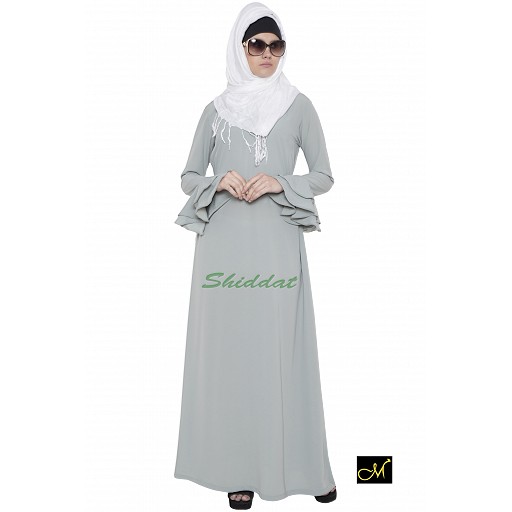 Islamic maxi dress - Abaya in Sea green color