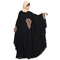 Irani kaftan with embroidery work-Golden