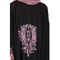 Irani kaftan with embroidery work- Black Irani kaftan with embroidery work- Black