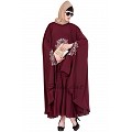 Irani kaftan with embroidery work- Maroon Irani kaftan with embroidery work- Maroon