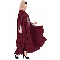 Irani kaftan with embroidery work- Maroon Irani kaftan with embroidery work- Maroon