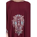 Irani kaftan with embroidery work- Maroon Irani kaftan with embroidery work- Maroon