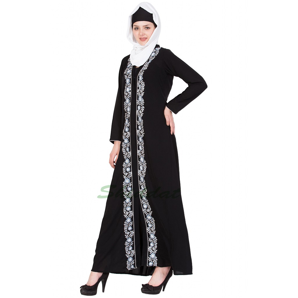 abaya designs front open