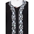 Front-open embroidery abaya Front-open embroidery abaya