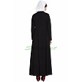 Designer abaya with embroidery and bead work Designer abaya with embroidery and bead work