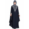 Premium embroidered Irani Kaftan- Navy Blue Premium embroidered Irani Kaftan- Navy Blue