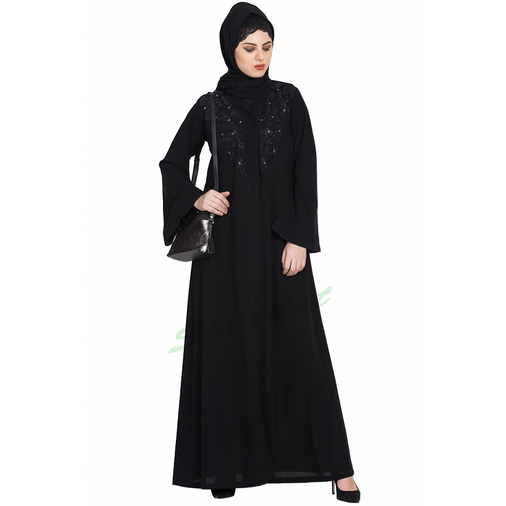 abaya designs front open