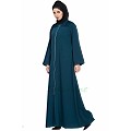 Front open Winter abaya- Midnight Blue Front open Winter abaya- Midnight Blue