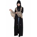 Cardigan abaya with snake print