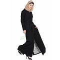 Designer Coat abaya- Black Designer Coat abaya- Black