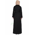 Designer Coat abaya- Black Designer Coat abaya- Black
